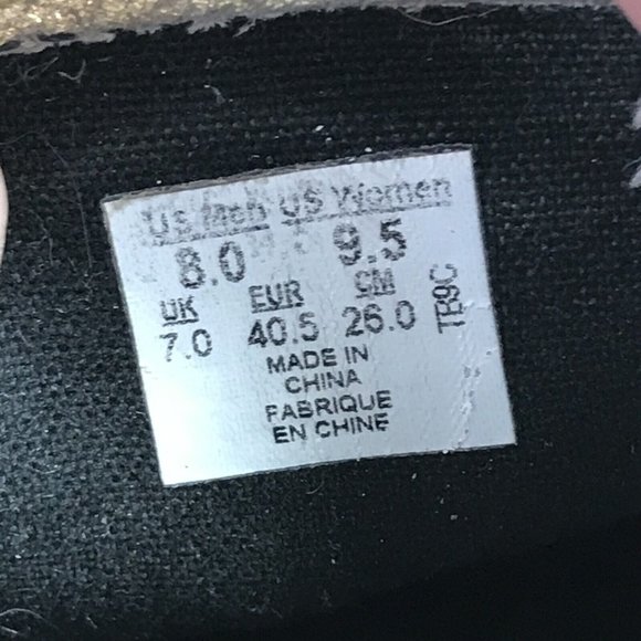 VANS Slip-On Women Size 9.5 Gold Canvas Skate Shoe - Picture 9 of 9